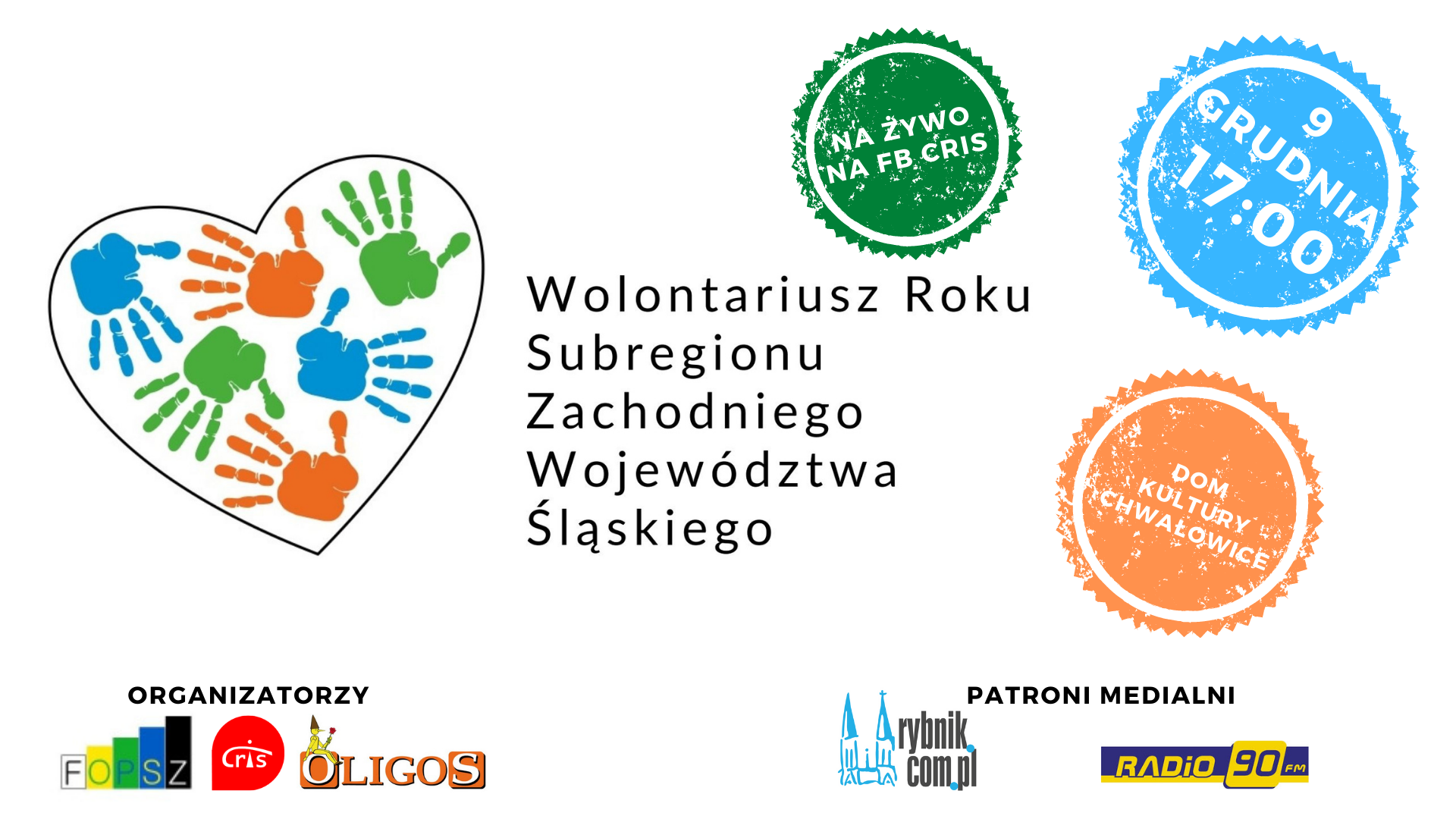Wolontariusz Roku 2021 Subregionu Zachodniego Województwa Śląskiego